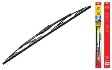 TRU6-24 – RV DESIGNER Windshield Wiper Blade, 24 Inch Length Single Blade Without Spoiler Black Rubber Wiping Element...